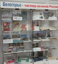 Книжная выставка открылась в Шебекинской центральной городской библиотеке