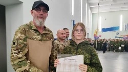 Шебекинская школьница приняла участие в тематической смене Центра «Воин»