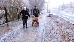 Шебекинцы устранили последствия погодной стихии