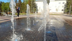 Контактный фонтан с подсветкой появился в Шебекино