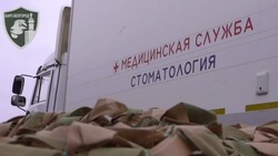 Вячеслав Гладков рассказал о работе мобильного стоматкомплекса в расположении «Барса-Белгород»