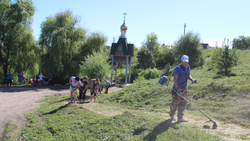 Нижнеберёзовцы провели субботник возле Святого источника в Шебекинском городском округе