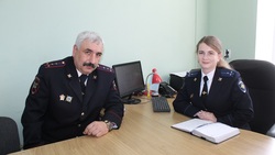 Шебекинские полицейские Виктор Сербин и Мария Моргунова отличились в службе