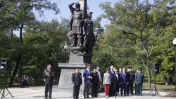 Белгородские власти открыли памятник «Пограничникам всех поколений» в областной столице