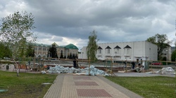 Строители завершат обновление фонтана на Диораме к 9 мая в Белгороде