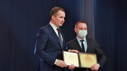 Шебекинец Евгений Лешов стал лауреатом губернаторской премии