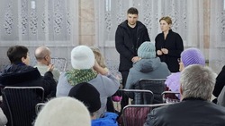 Оксана Козлитина встретилась с шебекинцами