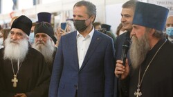 Вячеслав Гладков открыл десятую юбилейную православную выставку «Ангел Святого Белогорья»