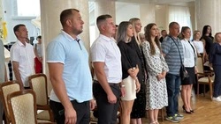 Шебекинцы приняли поздравления с Днём физкультурника