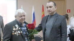 Ветеран войны Василий Викторович Безбенко принял поздравления с 95-летним юбилеем