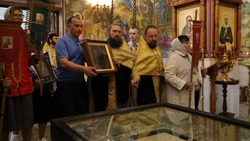 Чудотворная икона  Николая Ратного  прибыла в Шебекино