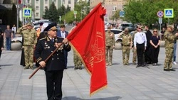 Вячеслав Гладков рассказал о передаче боевого знамени бойцам отряда «Орлан»