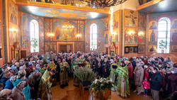Глава Белгородской митрополии совершил Божественную литургию в Шебекино