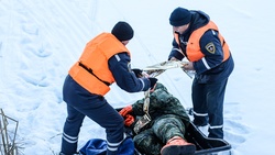 Сотрудники МЧС провели учения по спасению людей в Белгороде