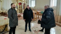 Андрей Гриднев оценил степень повреждений храма в селе Муром
