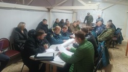 Учения по тушению лесных пожаров прошли в Масловой Пристани