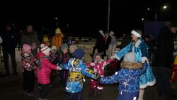 Шебекинцы встретились на площади «Нежеголь-Парка» в один из праздничных январских вечеров