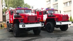 Парк техники МЧС России по Белгородской области пополнился двумя пожарными автоцистернами
