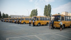 Шебекинский автопарк школьных автобусов пополнился новым транспортом