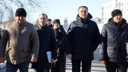 Вячеслав Гладков оценил строительные работы и благоустройство в Шебекинском городском округе