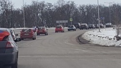 Шебекинцы провели автопробег в поддержку российской армии