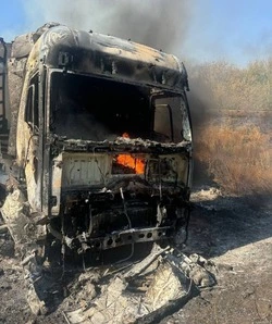 Водитель автомобиля погиб от вражеского удара
