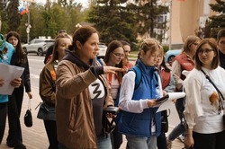 Белгородские студенты и волонтёры поучаствовали в акции «Экскурсии со Знанием»
