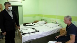 Андрей Гриднев снова навестил раненых шебекинцев