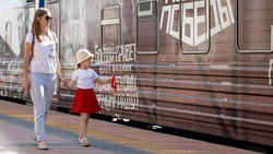 «Поезд Победы» остановился в Белгороде