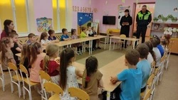 Шебекинские автоинспекторы познакомили дошколят со своей профессией