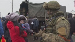 Белгородцы отправили первые колонны с гуманитарной помощью мирным жителям Украины 