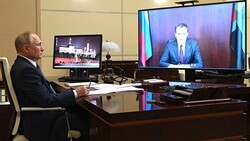 Президент Владимир Путин провёл рабочую онлайн-встречу с Вячеславом Гладковым